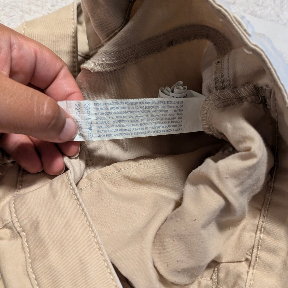 Forever 21 Khaki Shorts Preppy Clean Girl Aesthetic Sz M - Picture 6 of 7